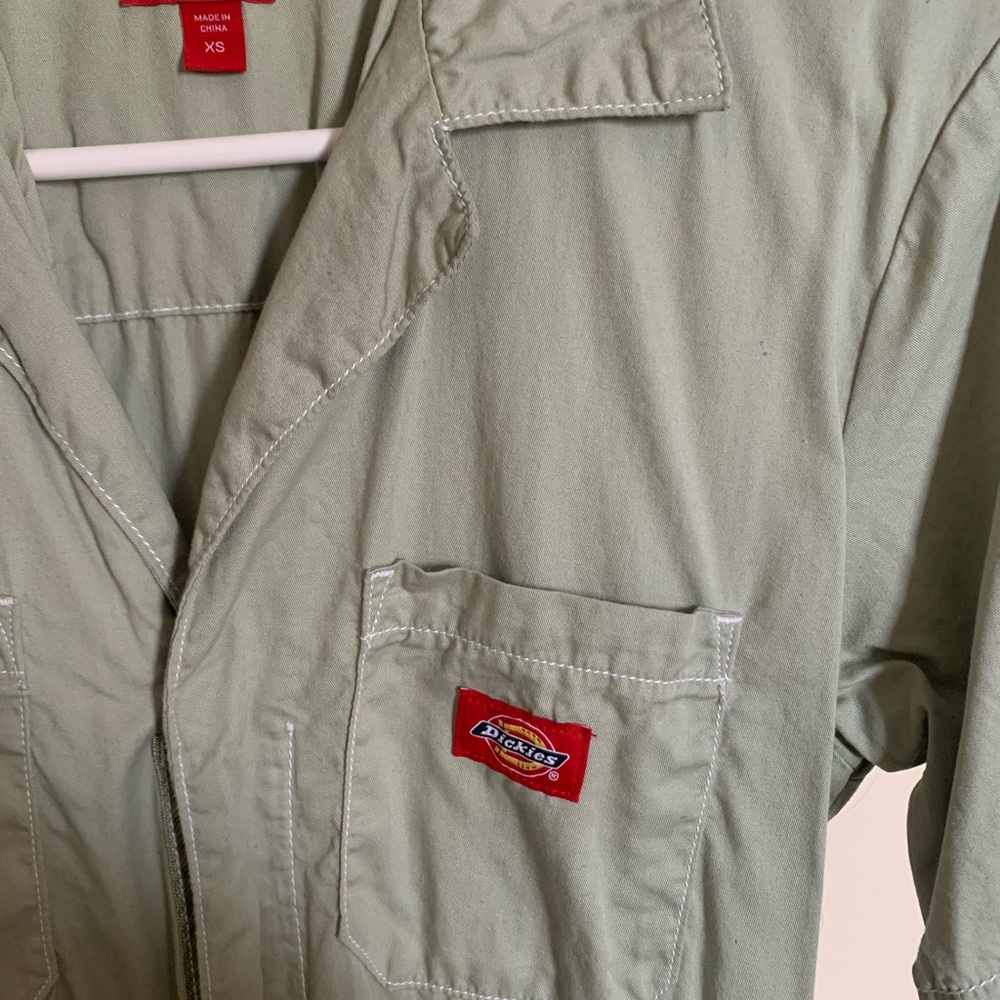 Dickies onesie in pistachio green